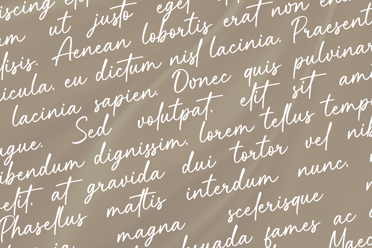 Mickelhokan a Handwritten Font, a Font by Basnistudio (Photo 8 of 12)