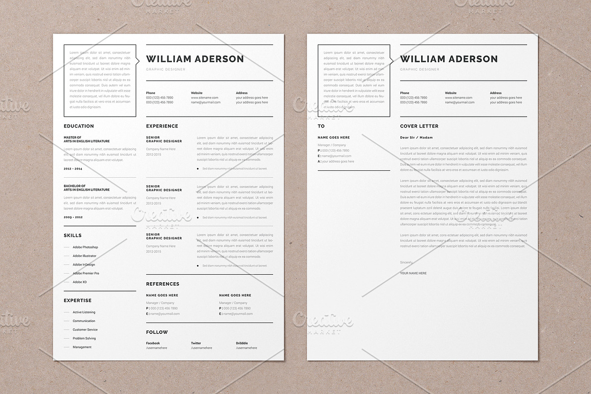 Google docs Resume Template, a Resume Template by Alice_s (Photo 2 of 6)