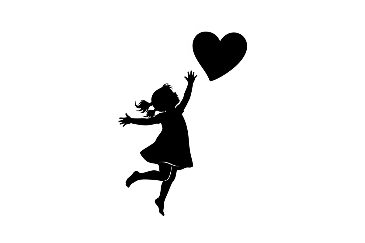 Cute Love Girl Silhouette Bundle, an Illustration by Designs_River (Photo 25 of 53)