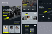 Apex-Business Figma Web Template, a Landing Page Template by neuwebz (Thumbnail 2 of 4)