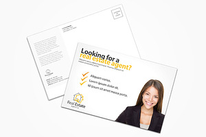 Real Estate Agent Postcard