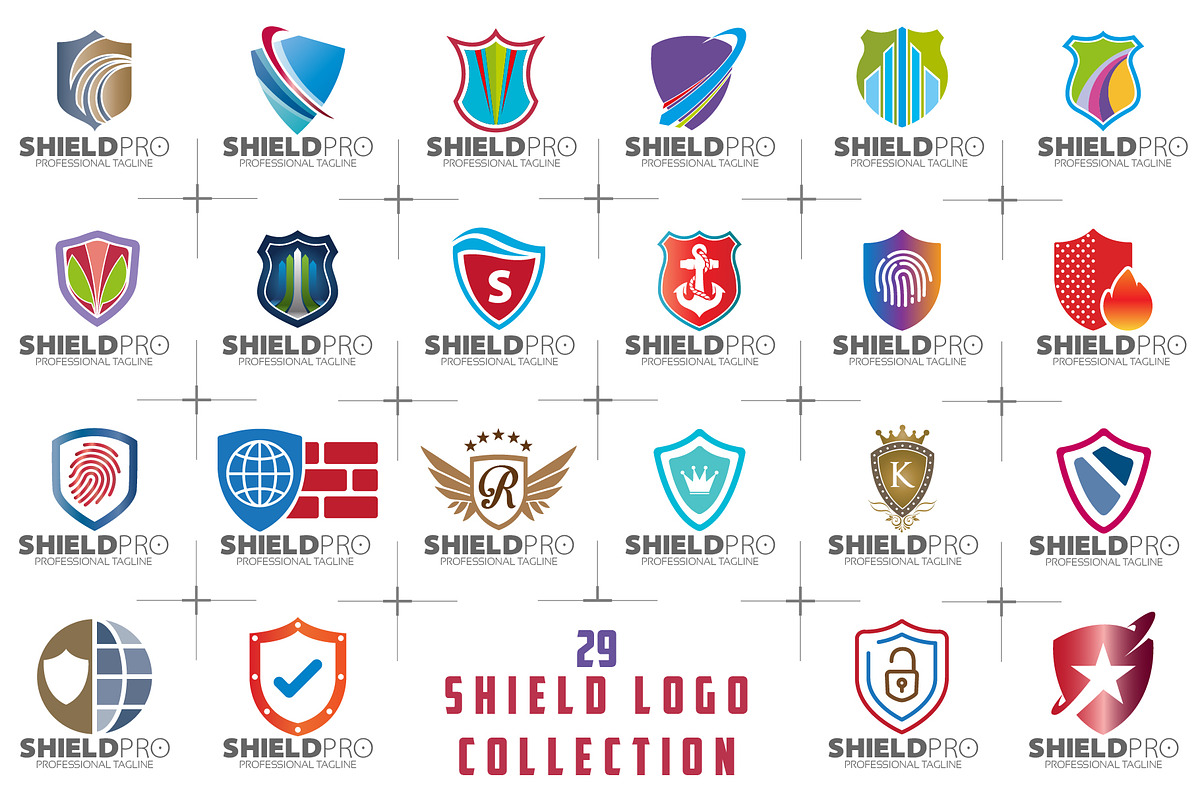 SALE! 29 Shield Logo Collection, a Branding & Logo Template by essegraphic (Photo 1 of 5)