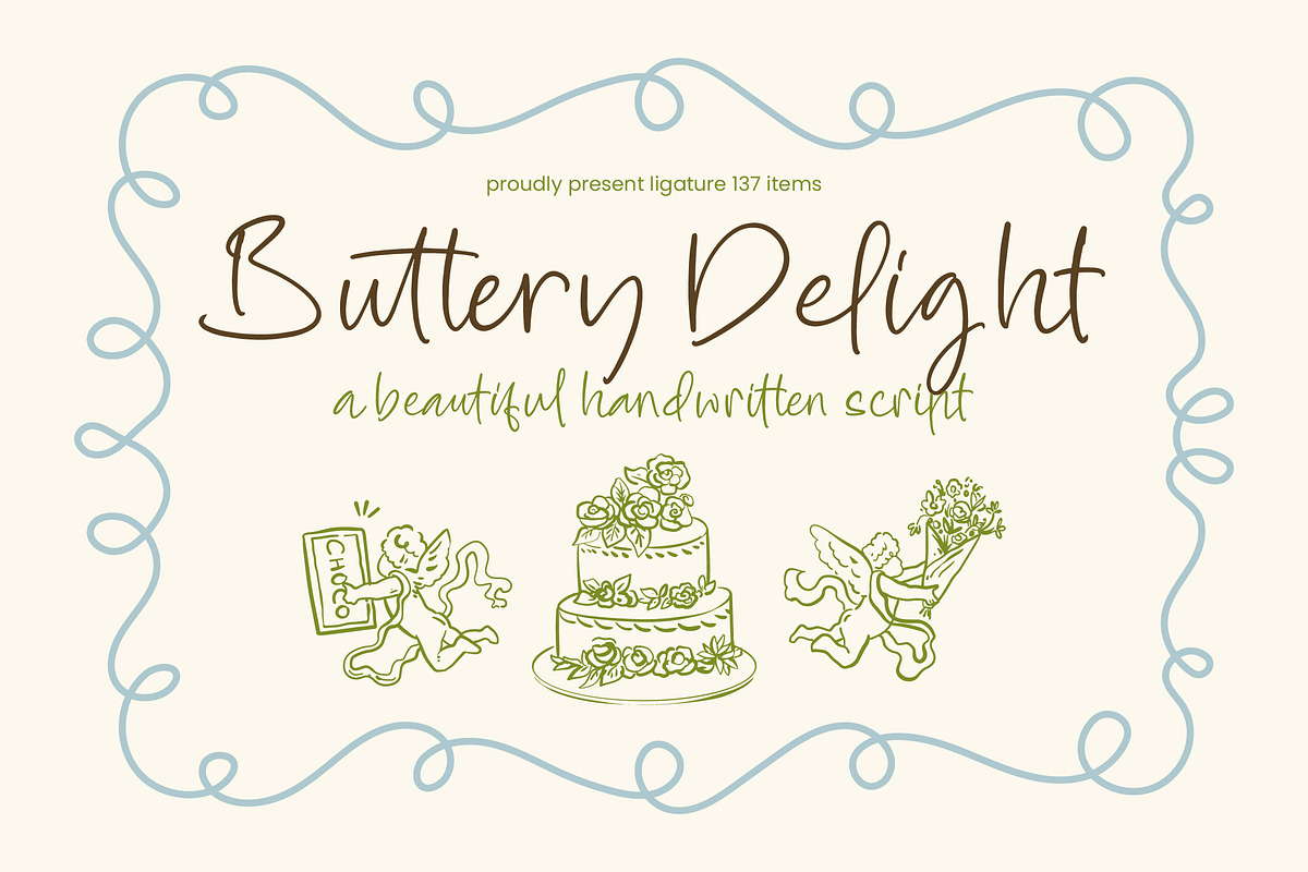 Buttery Delight Handwritten Script, a Script Font by stylishtype.co (Photo 1 of 20)