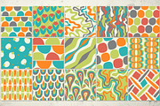 HAPPY COLORS, 30 patterns, a Pattern Graphic by pineart (Thumbnail 3 of 6)