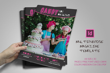 Kids Magazine, a Magazine Template by Oktiva