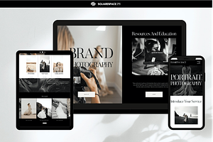 Photography Squarespace Template