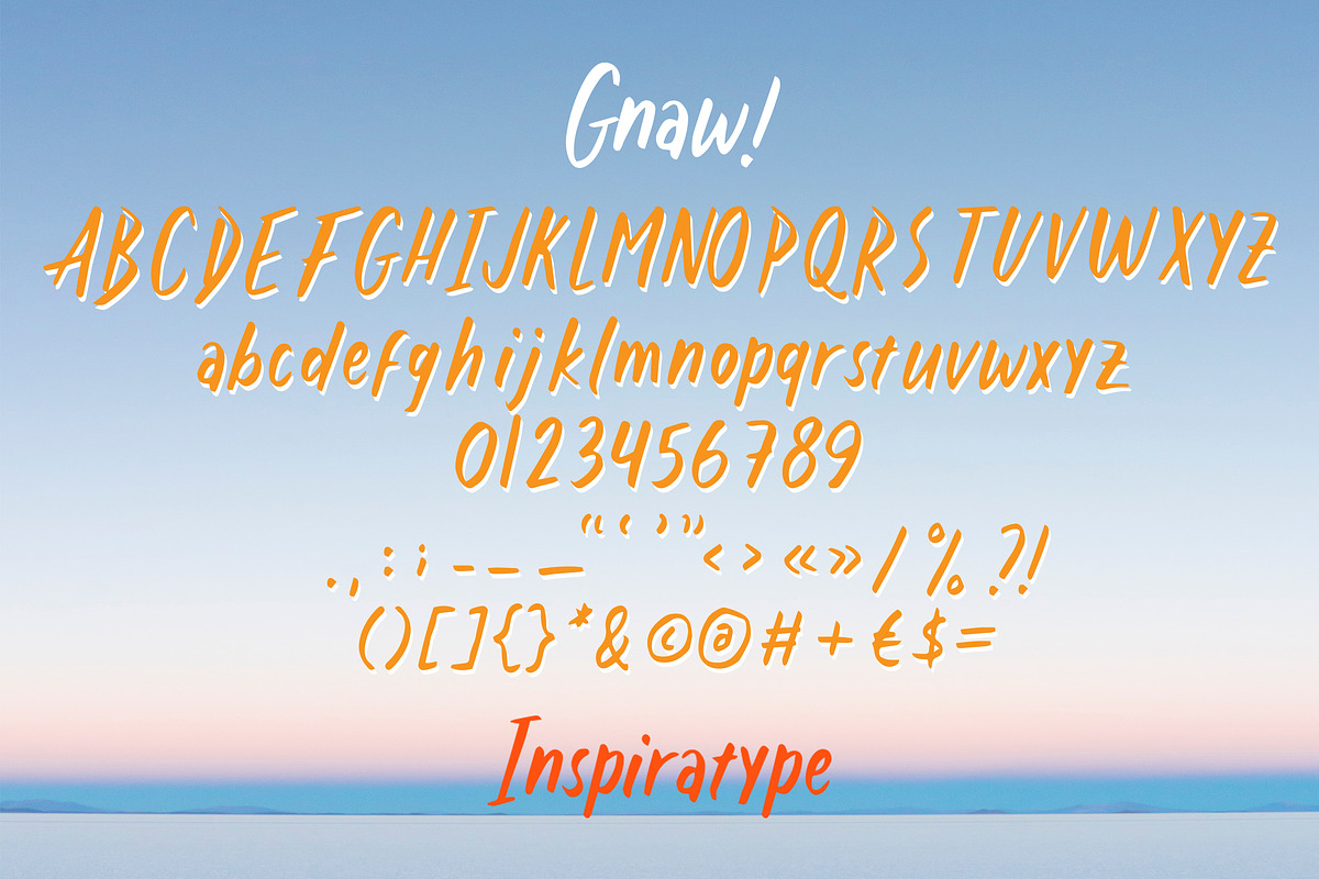 Gnaw - Kid's Fancy Font preview 5