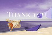 Vibe - purple psychedelic collage, an Object Illustration by Olga Koelsch (Thumbnail 13 of 13)