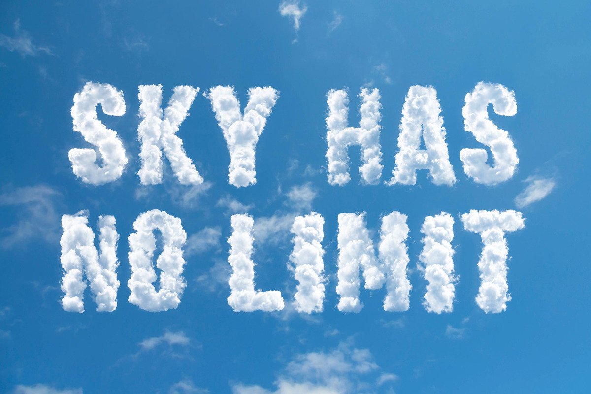 Puffy Clouds Font, a Handwritten Font by Handmadefont (Photo 4 of 10)