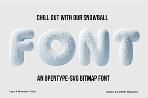Snowball, a Symbol Font by Loudoun Design Co.
