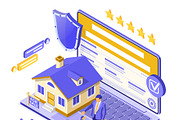 Sale Purchase Mortgage Real Estate, a Finance Illustration by TAlex (Thumbnail 4 of 6)
