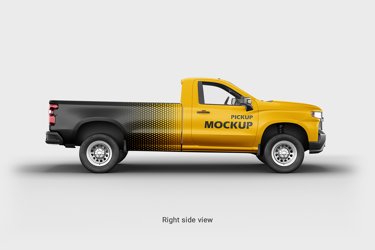 Pickup Mockup 2, an Advertising Mockup by Mockupix (Photo 4 of 9)