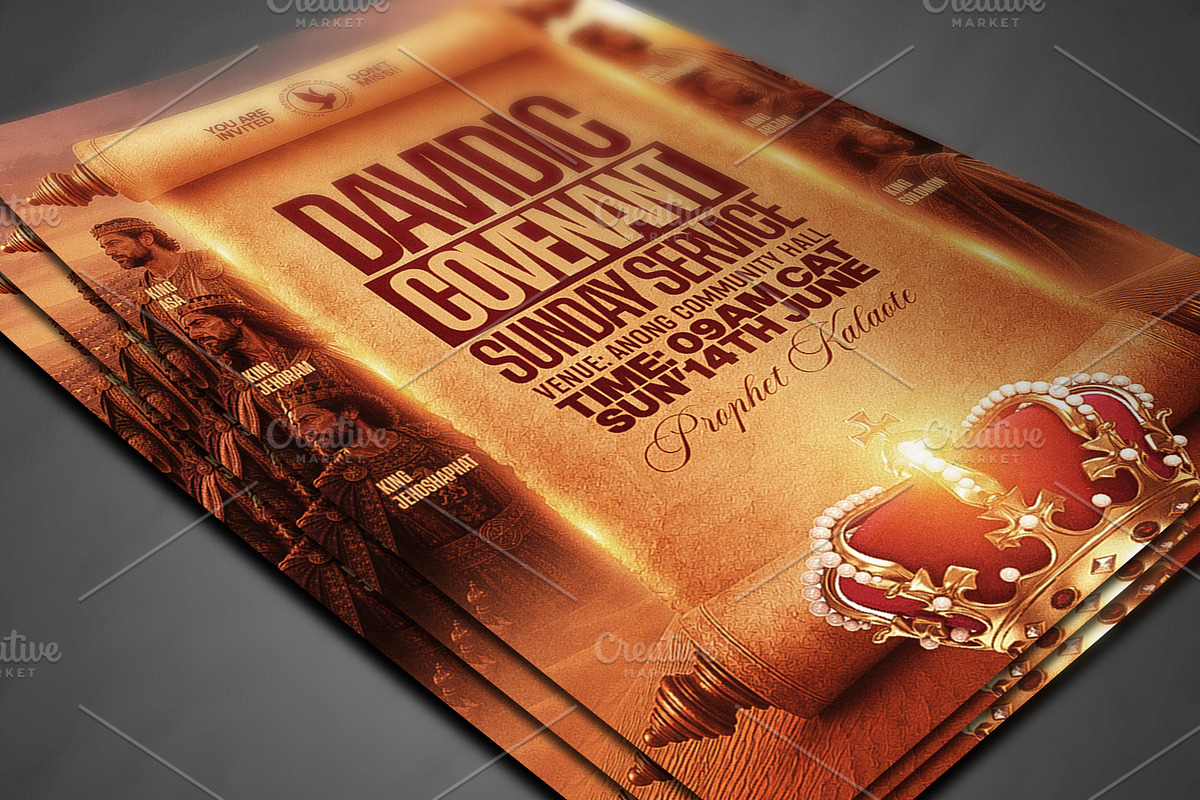Davidic Covenant Church Flyer Templa, a Social Media Template by church flyer templates (Photo 3 of 10)