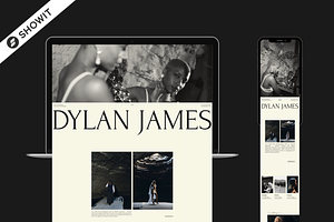 Bold Showit Photography Template, an App Template by Seventh Made