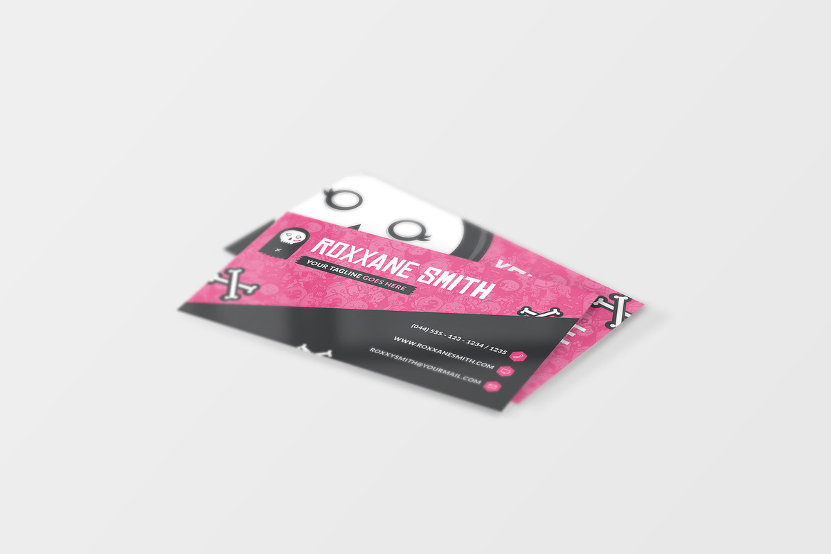 Skull Monster Business Card, a Business Card Template by Odin_Design (Photo 2 of 2)