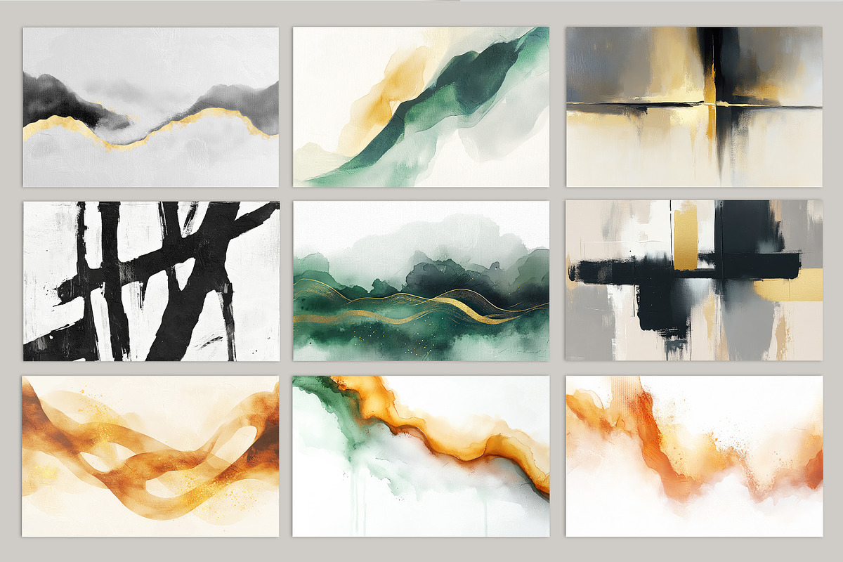 Abstract oil painting art wallpaper, a Decorative Illustration by fei long (Photo 8 of 10)
