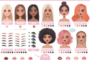 Girls portrait creator., a Person Illustration by Yana Lesiuk (Thumbnail 3 of 11)