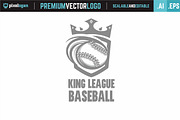 Baseball League Logo, a Branding & Logo Template by pixelogan (Thumbnail 4 of 4)