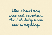 Strawberry Jane, a Script Font by Bruised Goods (Thumbnail 2 of 9)
