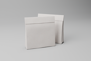 Standing Pouch Mockup 3D Model, an Object 3D Model by Dudukbersama