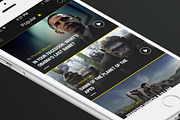 Video App Template for iPhone, a Templates & Theme by Made by Rheon (Thumbnail 5 of 5)