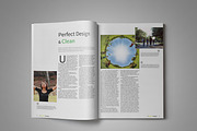 A5 Clean Magazine Template, a Magazine Template by GreenDesign (Thumbnail 3 of 4)