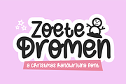 Zoete Dromen Font, a Script Font by Mabhal Studio (Thumbnail 1 of 8)