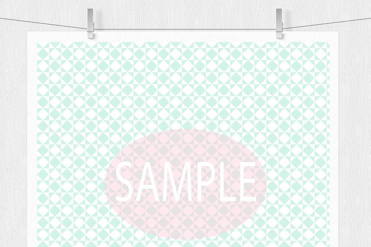 Geometric Digital Paper Patterns, a Pattern Graphic by Leska's Digitals (Photo 5 of 6)