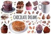 Chocolate Dreams, a Food Illustration by Katya Zlobina (Thumbnail 1 of 7)