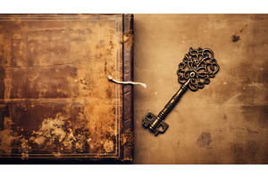 vintage antique rustic background ai, an Architecture Photo by pikepicture