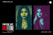 Halftone Pop Poster Art Effect, an Action Add-On by Photoshop Action (Thumbnail 2 of 10)