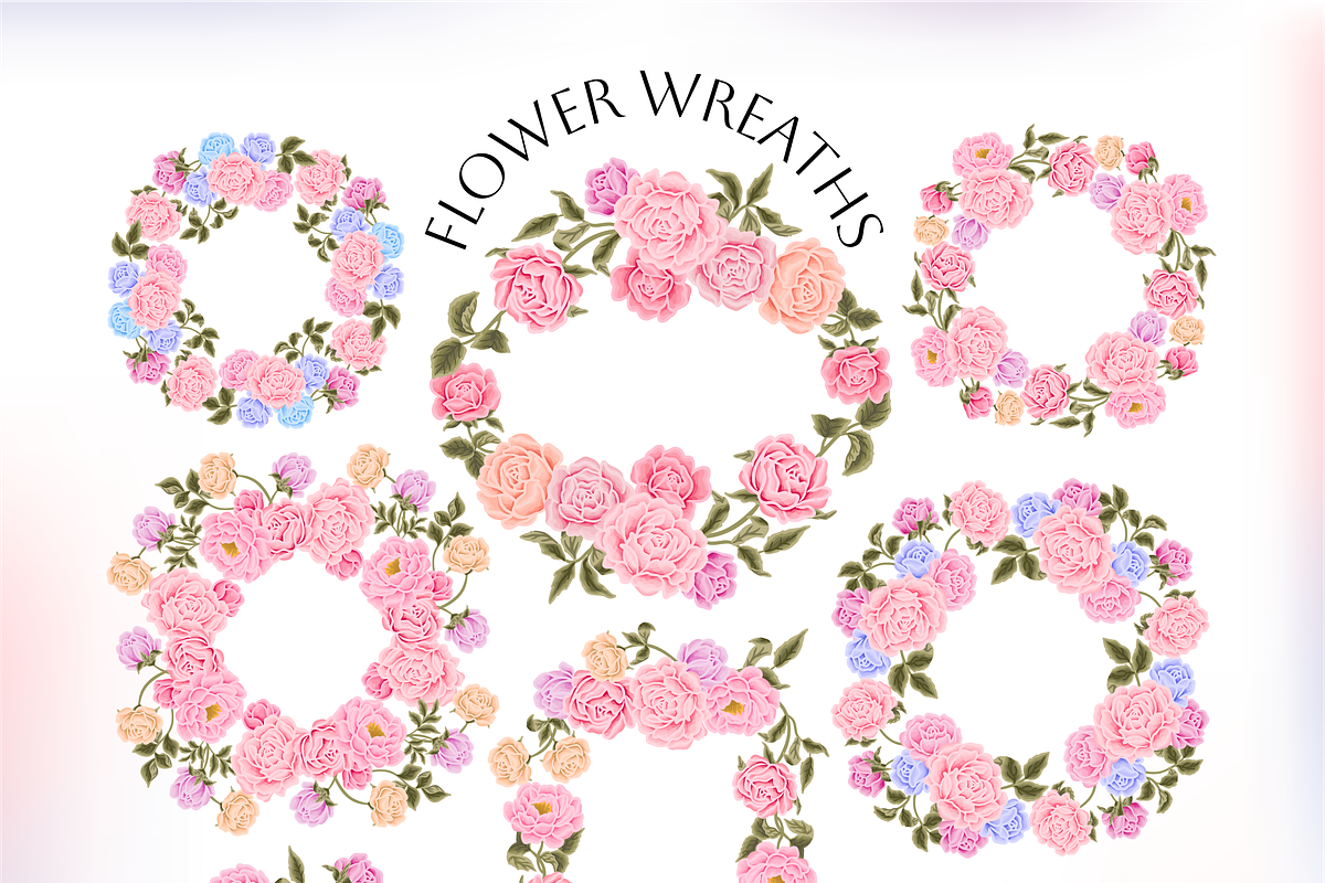 DELICATE BEAUTY - Soft Floral Set, an Object Illustration by Artflorara (Photo 9 of 16)