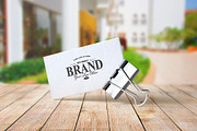 8 Realistic Business Card Mockups, a Print Template by ItemBridge (Thumbnail 1 of 5)