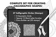 Calligraphy Shape Grids & Brushes, a Brush Add-On by Magnatype (Thumbnail 3 of 7)
