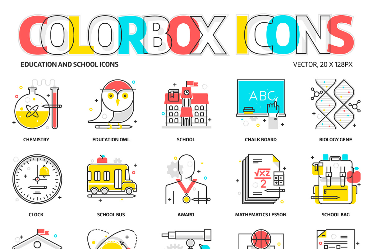 Color box icons bundle, an Icon by Howcolour (Photo 14 of 34)