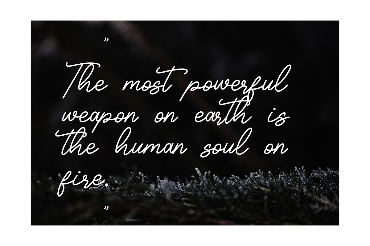 Kallima Modern Monoline Script Font, a Script Font by Giant Design (Photo 6 of 10)