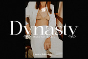 Dynasty - Curly Display Serif, a Serif Font by subkulturetype (Thumbnail 1 of 8)