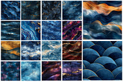 Velvet Horizon Digital Papers, a Pattern Graphic by SinaCreation (Thumbnail 3 of 5)