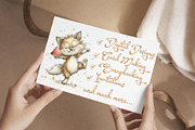 Summer Fox Enjoy Watermelon Clipart, an Illustration by Libby Wishes (Thumbnail 2 of 7)