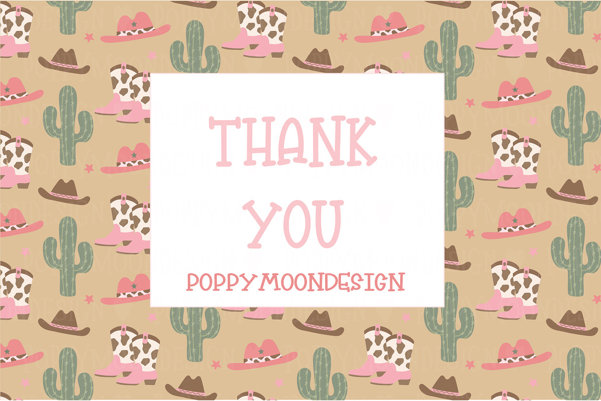 Country Girl clipart & paper set, an Illustration by Poppymoondesign (Photo 5 of 5)