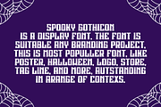 Spooky Gothicon - Halloween Font, a Blackletter Font by QR Design Studio (Thumbnail 3 of 7)