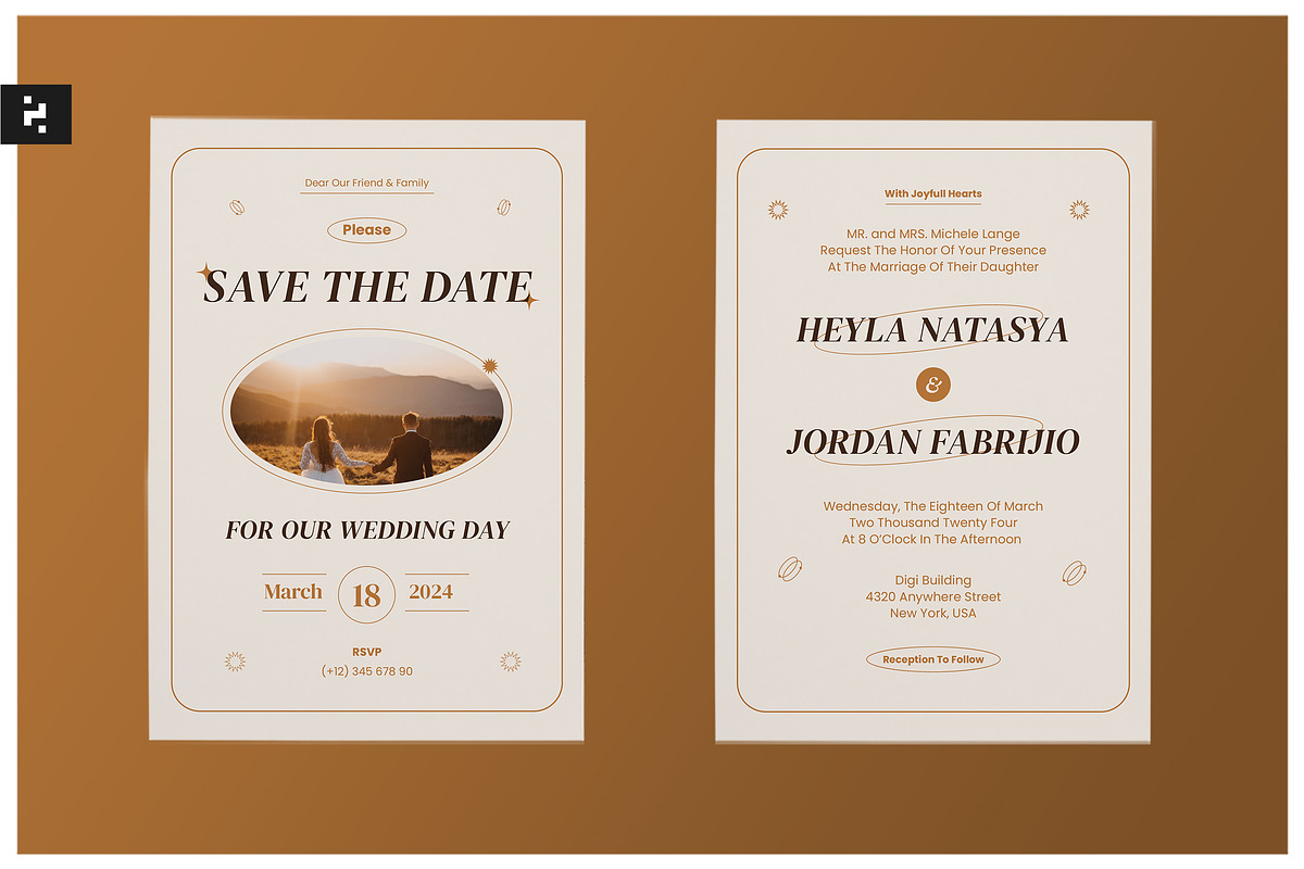 Wedding Invitation Template, an Invitation Template by Neermana (Photo 1 of 4)