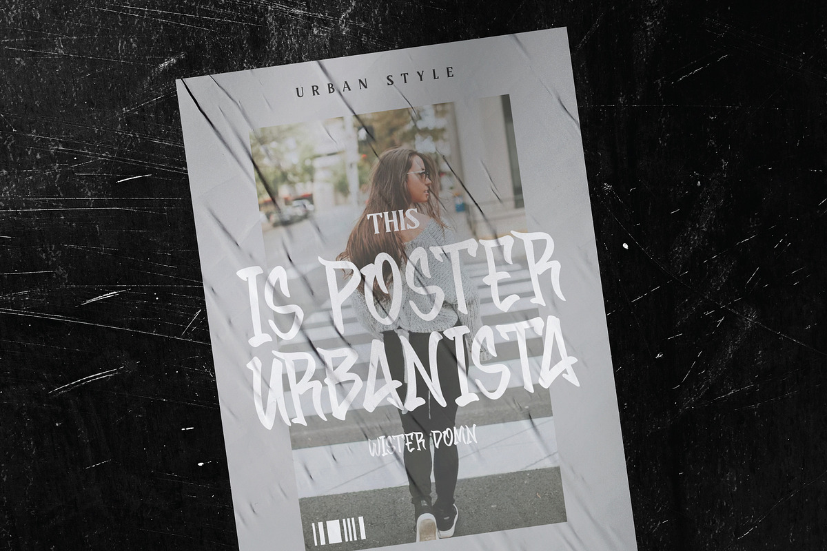 Wister Domn Graffiti Font, a Handwritten Font by Lettermine (Photo 7 of 10)