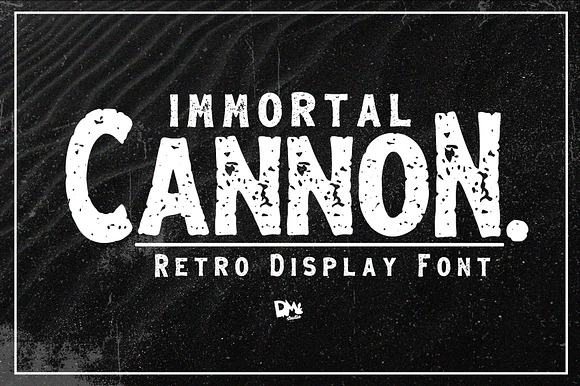 Immortal Cannon - Retro Display Font preview 7