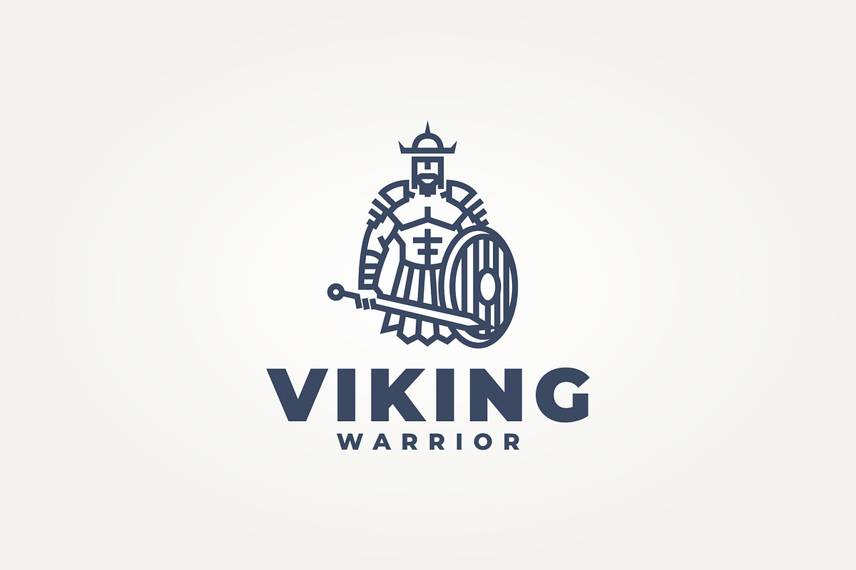 viking nordic warrior icon logo, a Branding & Logo Template by Blazybone (Photo 2 of 2)