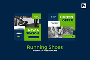 Running Shoes Instagram Post, a Social Media Template by CavenArt (Thumbnail 2 of 5)