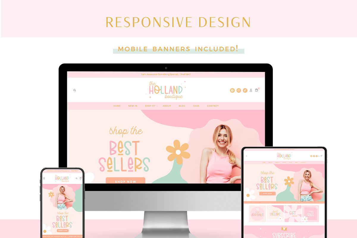 Pastel Boutique Shopify Theme, a Shopify Template by Macarons and Mimosas (Photo 5 of 10)
