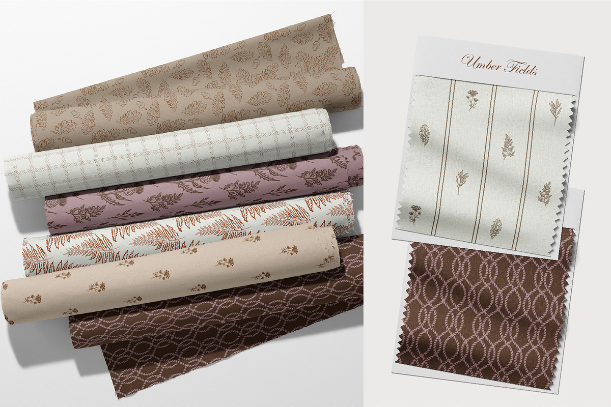 Umber Fields - Seamless Patterns, a Pattern Graphic by InaCorart (Photo 10 of 13)