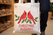 Christmas Blessings Cardinal PNG, an Illustration by SinaCreation (Thumbnail 4 of 7)