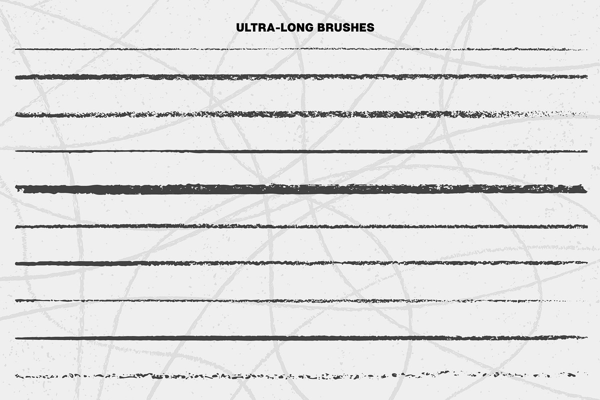 60 Pencil Brushes for Illustrator, a Brush Add-On by Brigantine Designs (Photo 4 of 6)